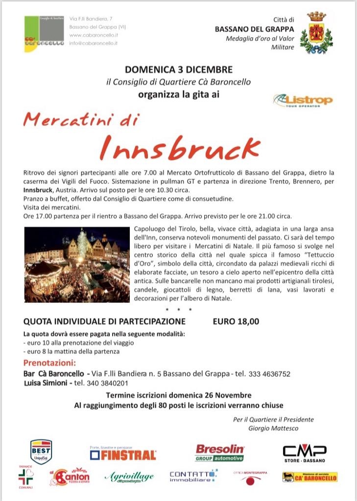 Mercatini Innsbruck 2017